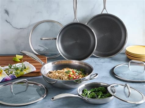 This innovative pan combines the best features of stainless steel and nonstick cookware. . Pampered chef stainless steel nonstick cookware reviews